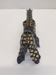 Papo Medieval Knight Action Figure Fantasy Cavalry Horse Bull Black Gold Ox Cow