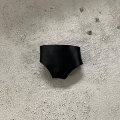SU-UW-BAT: 1/12 scale Black Batman trunks for 6″ muscular action figure body