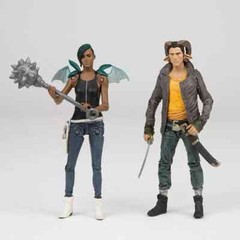 SAGA Hazel & Izabel, Alana & Marko, The Will and Lying Cat Action Figure 2-Pack