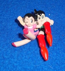 Astro Boy & Astro Girl Capsule Toy PVC Lot New Old Stock Japan