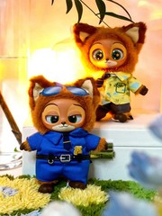 MINISO Zootopia Series Blindbox Confirmed Color, Plush Pendant & Keychain
