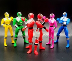 Power Rangers Time Force 5 “Time Force Rangers ” (Complete Base Set)
