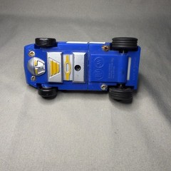 Vintage DASHBOTS Police Car Transforming Robot Figure, Rare Upright 1985