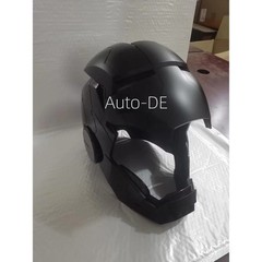 BLACK Iron Man MK5 Helmet 1:1 Voice-controlled Mask Transform Cosplay Prop Gift