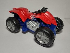 Marvel Spiderman ATV 4×4 Motorcycle Battery Powered 2008 Hasbro Loose Red Blue