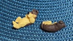 Vintage 1990s Puppy In My Pocket Collie Dogs 2 Puppy Dogs
