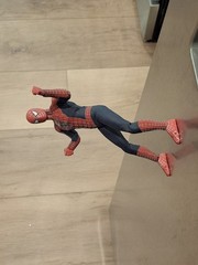 Spider-Man Red Ver WELIKE TOYS WLT04 1/12 Scale Magnetic Feet And Stand