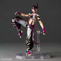 Kaiyodo Amazing Yamaguchi Juri Street Fighter 6 Action Figure w/bonus In Stock !