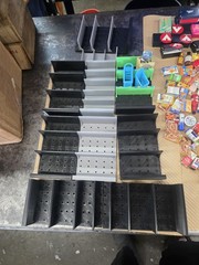 Large Mixed Lot Surprise Zuru Mini Brands over 350 pieces with shelves golden