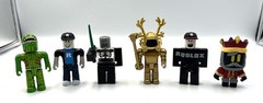 Roblox Figures – Mixed Lot of 6 – Sharksie Super Fan 1x1x1x1 Simoon68 Boy Guest