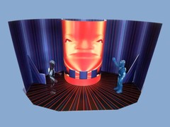 TRON MCP Master Control Program custom playset for Tomy figures free shipping