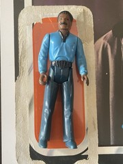 Vtg 1980 Lando Calrissian Action Figure with Card Back – Kenner Star Wars