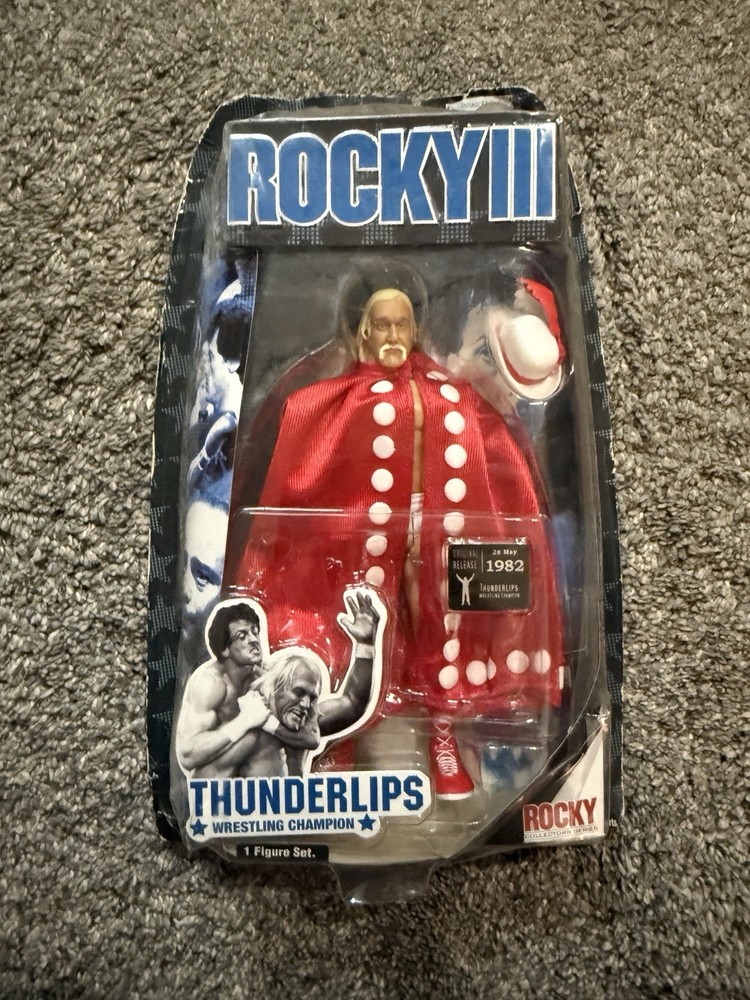 JAKKS PACIFIC NECA ROCKY III THUNDER LIPS ACTION FIGURE HULK Hogan