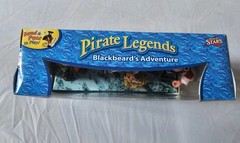 Vintage Pirate Legends Blackbeard’s Adventure #3003 Play Set Odyssey Toys SEALED