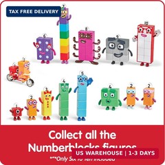 hand2mind Numberblocks Friends Six to Ten Figures – Official Licensed Character