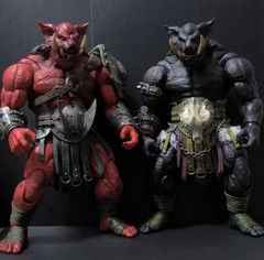 9in Xesray Studios Fit Only Head Combatants Fight For Glory Pig Red Yellow BLACK