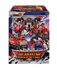 Metal Cardbot W Grand Blue Leon Blue Cop W Blion Integrated Robot Toy
