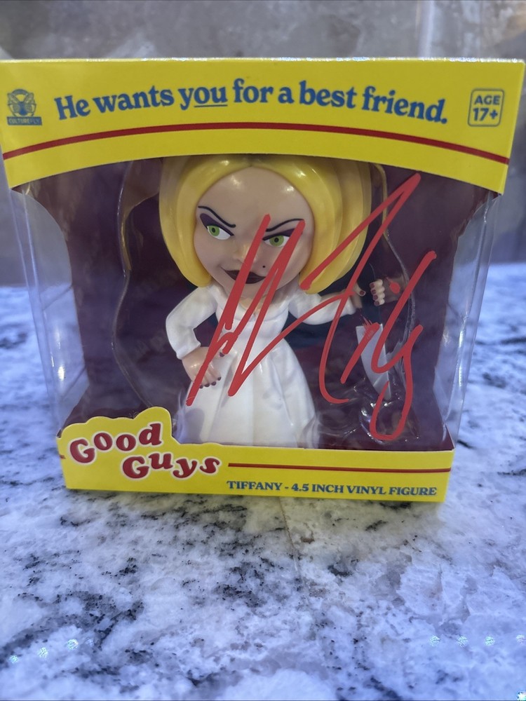 Jennifer Tilly Tiffany 4.5” Vinyl Figure SIGNED Autographed w/ COA Horror Chucky