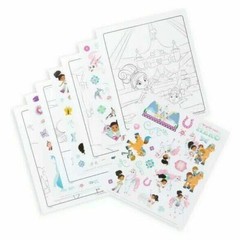Crayola Color ‘n Sticker Book 50+ Stickers 32 Page Nella The Princess Knight