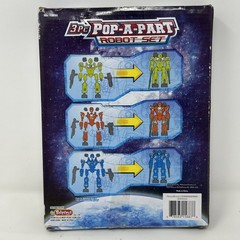 3 Pc. Pop A Part Robot Set Posable Fully Jointed Interchangeable