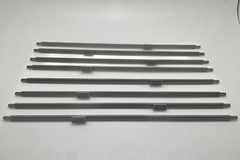 VINTAGE KENNER STAR WARS Y Wing Engine 8X Struts Replacement Part REPRO 1983