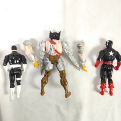 Vintage 90s Mavel ToyBiz Toy Lot Robot Wolverine – Captain America – Punisher