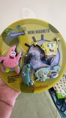 SpongeBob SquarePants Mini Magnets Set Patrick Mr. Krabs Squidward Sealed Nickel