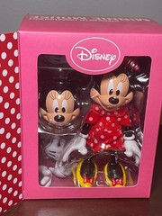 Herocross Hybrid Metal Figuration #027 Disney Minnie Mouse in Red Dress Diecast
