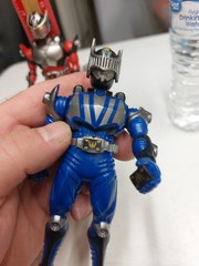 Karmen Rider BLUE KNIGHT and RED FIGURE As Shown R42 6 Inch Lot Of 2