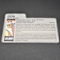 Gi Joe 1986 Lifeline v1 100% Complete w/ File Card🔥Near Mint🔥Vintage ARAH