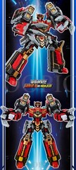 Metal Cardbot S Season2 BLASTRAIN FLAMENOVA FLASHVECTOR SPARKBIT Robot Set 2025