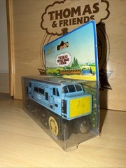 D199 ! THOMAS FRIENDS TRAIN WOODEN 1996 New ! BOX SPAMCAN ! BRITT ALLCROFT