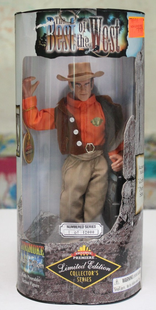 Gunsmoke Matt Dillon Action Figure The Best of the West LIMITED 1 of 12000 *NEW