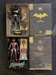 DC McFarlane Figure Lot Batman Superman Unchained Batman Hellbat