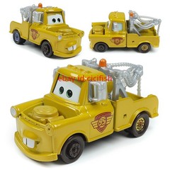 Mattel Disney Pixar Cars Toon Golden Tow Mater Diecast Car Alloy Toy Boy Gift