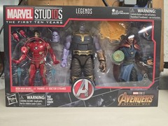 Marvel Legends Studios: 1st 10 Years Avengers: 3 Pack Iron Man Thanos Strange
