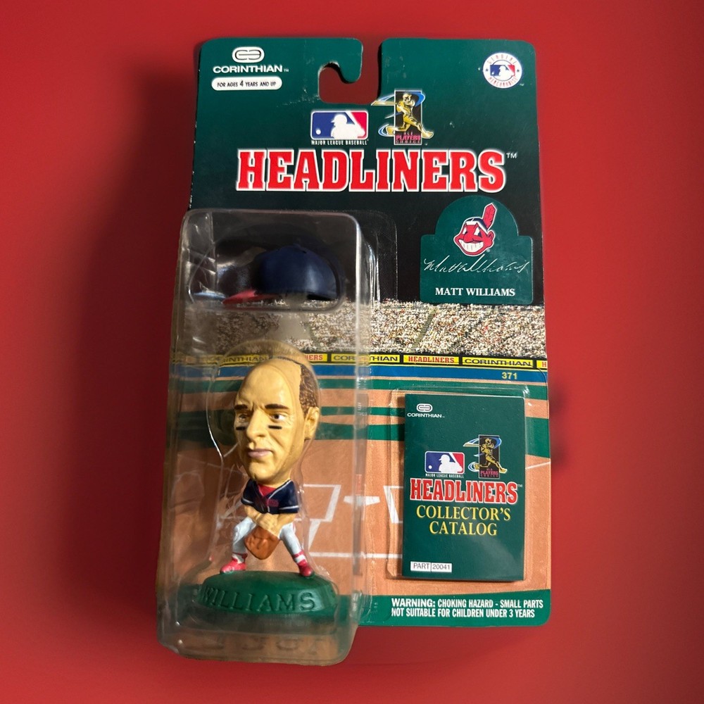 1996 MATT WILLIAMS Cleveland Indians Headliners Figure New Corinthian Baseball
