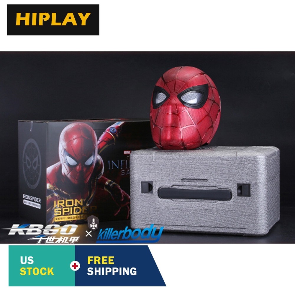 HiPlay Killerbody 1:1 Iron Spiderman Helmet The first hard Wearable
