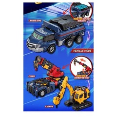 Metal Cardbot W Heavy Iron W & Solidhorn Season3 Transformer Robot Combo 2025