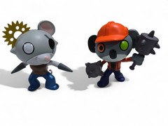 Mega Minitoon Roblox PIGGY 9 Figure LOT Tigry, Robby, Clowny, Frostiggy, Raze