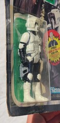 Star Wars Vintage Biker Scout Kenner Mexico ROTJ 65 Back-D 1983 Short Mouth MOC