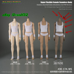 JIAOU DOLL JOK-17 1:6 Scale Super Flexible Seamless Male Body Figure Model Toys