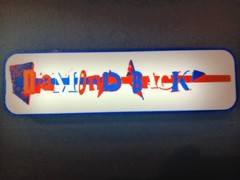Retro Diamonback bikes 80s style logo lightbox sign display light box sign