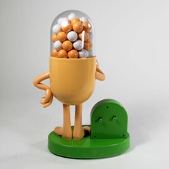 Mr Contac Talking Alarm Clock Figure Advertising Drug Mascot