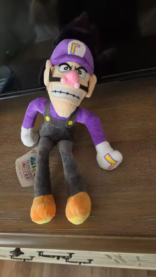 Super Mario Bros. Waluigi Toys Stuffed Animals Plush Doll 11 Inches toy