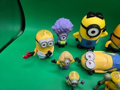 A Lot Of 15 Differant Minions Figures, Various Sizes and years