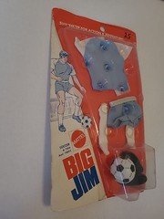 1973 Mattel Big Jim Soccer Suit Outfit Ball In Original Package Card Rare