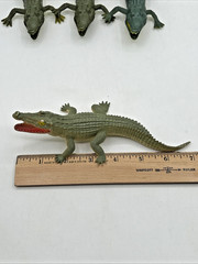 Crocodile / Alligator Plastic Animal Toy Figure Lot Of 11