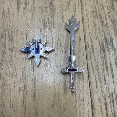 Vintage Voltron Blazing Sword Shield Set Lot 6”
