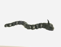 3D Printed Articulated Dragon Toy 6”